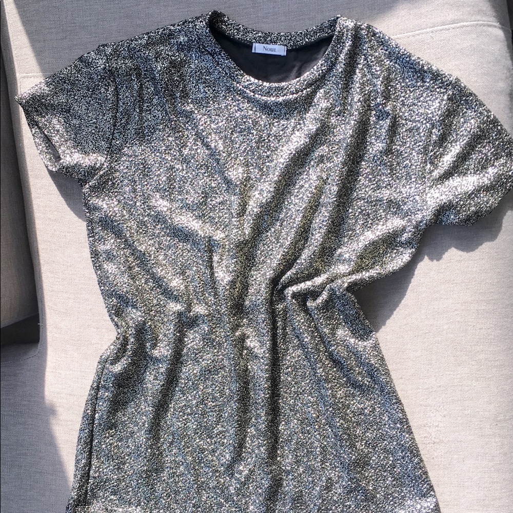 Noul oversized sparkly jersey t-shirt
